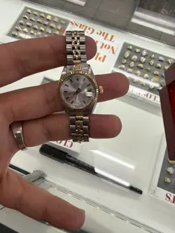 ROLEX DATEJUST TWO TONE LADIES WATCH PREOWNED AUTHENTIC