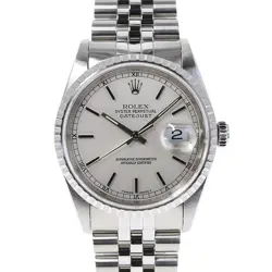 ROLEX 16220 DATEJUST SILVER #KN349