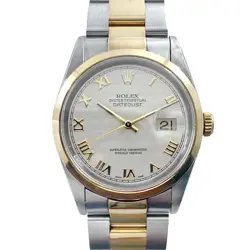 ROLEX 16203 DATEJUST IVORY MEN'S #KN281