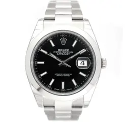 ROLEX 126300 DATEJUST 41 BLACK #KN157