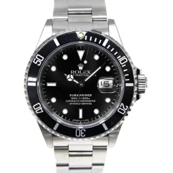 ROLEX 16610 SUBMARINER DATE BLACK #KN194