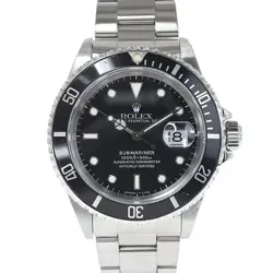 ROLEX 16610 SUBMARINER DATE BLACK #KN165
