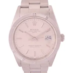 ROLEX OYSTER PERPETUAL AUTOMATIC WATCH 15210 STAINLESS STEEL BEIGE