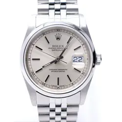 ROLEX DATEJUST 16200 JUBILEE BRACELET 36MM STEEL WATCH 22122 35258641