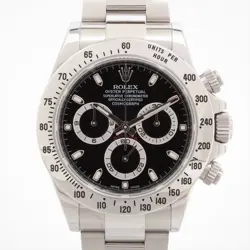 ROLEX COSMOGRAPH DAYTONA 116520 SS SS AT BLACK DIAL