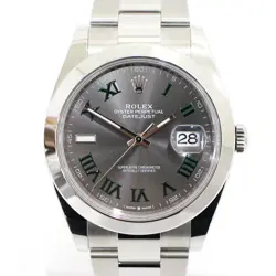 ROLEX 126300 OYSTER STEEL 41MM WATCH WITH WIMBLEDON INDEX AA49875 131682197