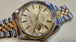 1979 ROLEX DATEJUST 36 WATCH REF. 16013 AUTOMATIC STEEL GOLD VINTAGE