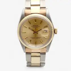 ROLEX DATEJUST 1601 VINTAGE COMBI 36 MEN'S WATCH OYSTER BAND 1978 127304701