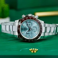 ROLEX DAYTONA COSMOGRAPH BAGUETTE ICE BLUE 116506 PROTECTIVE STICKERS COMPLETE