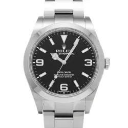 USED ROLEX EXPLORER 214270 BLACK CASE SIZE 39×39MM MEN'S WATCH #513126