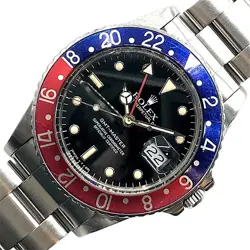 USED ROLEX GMT-MASTER 16750 BLACK CASE SIZE 40MM MEN'S WATCH #51126
