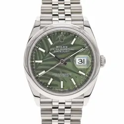 USED ROLEX DATEJUST 36 126200 GREEN CASE SIZE 36.0MM MEN'S WATCH #521626