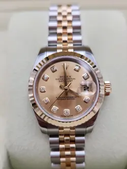ROLEX DATEJUST 26 CHAMPAGNE 10P 179173 107013258