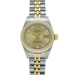 ROLEX DATEJUST DIAMOND 69173G R-SERIES (1988) DIAMOND LADIES AUTOMATIC #GZ187