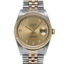 ROLEX DATEJUST DIAMOND 16233G DIAMOND MEN'S AUTOMATIC #GZ098