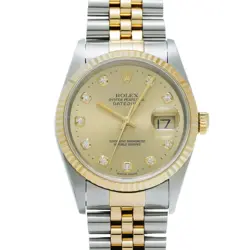 ROLEX DATEJUST DIAMOND 16233G U SERIAL (1997) MEN'S AUTOMATIC #GZ119