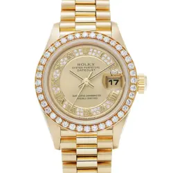 ROLEX DATEJUST 69138MR L(1989) DIAMOND LADIES AUTOMATIC #GZ040