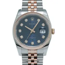 ROLEX DATEJUST DIAMOND 116231G V-SERIES (2009) DIAMOND MEN'S AUTOMATIC #GZ052