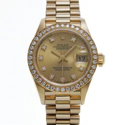 ROLEX DATEJUST DIAMOND 69138G L SERIAL (1988) DIAMOND LADIES AUTOMATIC #GZ059