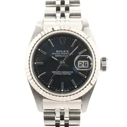 ROLEX DATEJUST WRISTWATCH 79174 BLUE LADIES