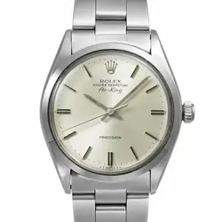 ROLEX AIR KING REF.5500 VINTAGE WRISTWATCH WITH INNER BOX AND 1979 GUARANTEE