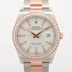ROLEX DATEJUST 126281RBR SS×PG SS×PG AT WHITE DIAL