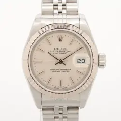 ROLEX DATEJUST 79174 SS×WG SS AT SILVER-FACE 4 EXTRA LINKS