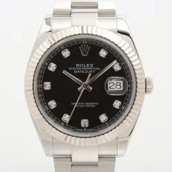 ROLEX DATEJUST 126334G SS×WG SS AT BLACK DIAL