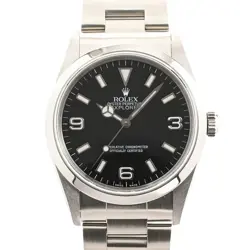 ROLEX EXPLORER 1 WATCH 14270 P SERIAL BLACK MEN'S