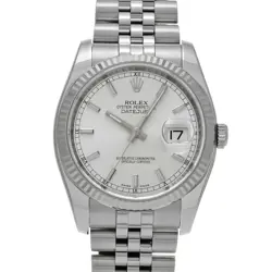 ROLEX 5/27  DATEJUST 116234 RANDOM SERIAL SILVER WATCH WRISTWATCH R45_0526
