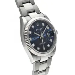 discount! Rolex 5 27 Datejust 36 126234G Random Serial Blue Computer Diamond Wat