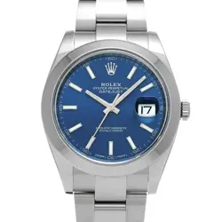 ROLEX 5/27  DATEJUST 41 126300 BRIGHT WATCH WRISTWATCH R45_0526