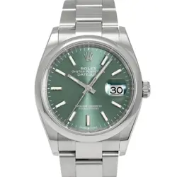 ROLEX  DATEJUST 36 126200 MINT DIAL WRISTWATCH R45_0526
