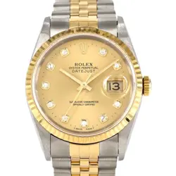 ROLEX  DATEJUST 16233G SSXYG AUTOMATIC W NUMBER R45_0526