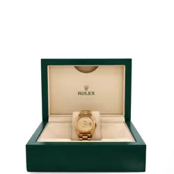 Rolex Oyster Perpetual President Day-Date Automatic Watch Yellow Gold 36