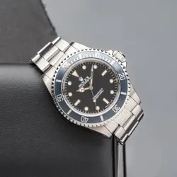 ROLEX SUBMARINER 14060 OYSTER BRACELET WITH BLACK BEZEL N SERIAL 1991 YEAR