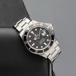 ROLEX SUBMARINER 16800 MATTE BLACK DIAL & BEZEL OYSTER BAND CIRCA 1983