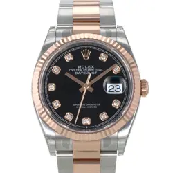 ROLEX DATEJUST 36, 126231, STEEL & GOLD, BLACK DIAMOND DIAL, OYSTER BRACELET,...