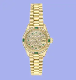 W/DIAMONDS EMERALDS R.6917