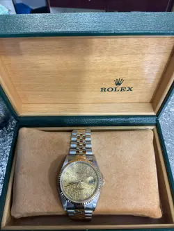ROLEX DATEJUST  16233 36MM FACTORY DIAMOND DIAL