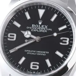 ROLEX EXPLORER 36 124270 BLACK RANDOM NUMBER SECOND HAND MENS