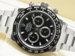 ROLEX DAYTONA BLACK DIAL REF.116500LN '20 OCT RECEIPT PROTECTIVE SEAL MENS116500