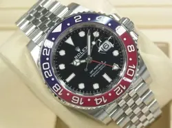 ROLEX GMT MASTERII RED BLUE BEZEL JUBILEE BRACELET SPECIFICATION 126710BLRO MENS