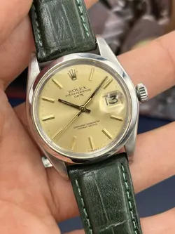 1979 ROLEX OYSTER PERPETUAL DATE AUTOMATIC, CHAMPAGNE DIAL