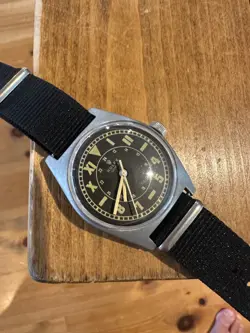 ROLEX MILITARY VINTAGE WATCH BLACK DIAL MANUAL WINDING VIETNAM WAR JP