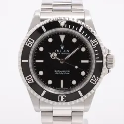 ROLEX SUBMARINER 14060M SS SS AT BLACK DIAL 2 EXTRA LINKS