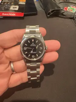 ROLEX EXPLORER I 114270 - SERIAL M 2007 ENGRAVED REHAUT