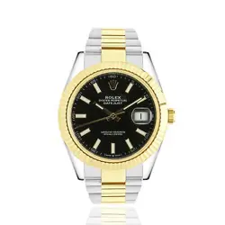 ROLEX STAINLESS STEEL AND 18 KARAT YELLOW GOLD DATEJUST 41