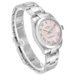 Rolex Datejust Midsize 31 Pink Roman Dial Steel Ladies Watch 178240