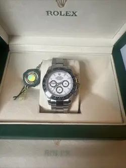 ROLEX COSMOGRAPH DAYTONA 40MM PANDA WHITE MEN'S WATCH - 116500LN